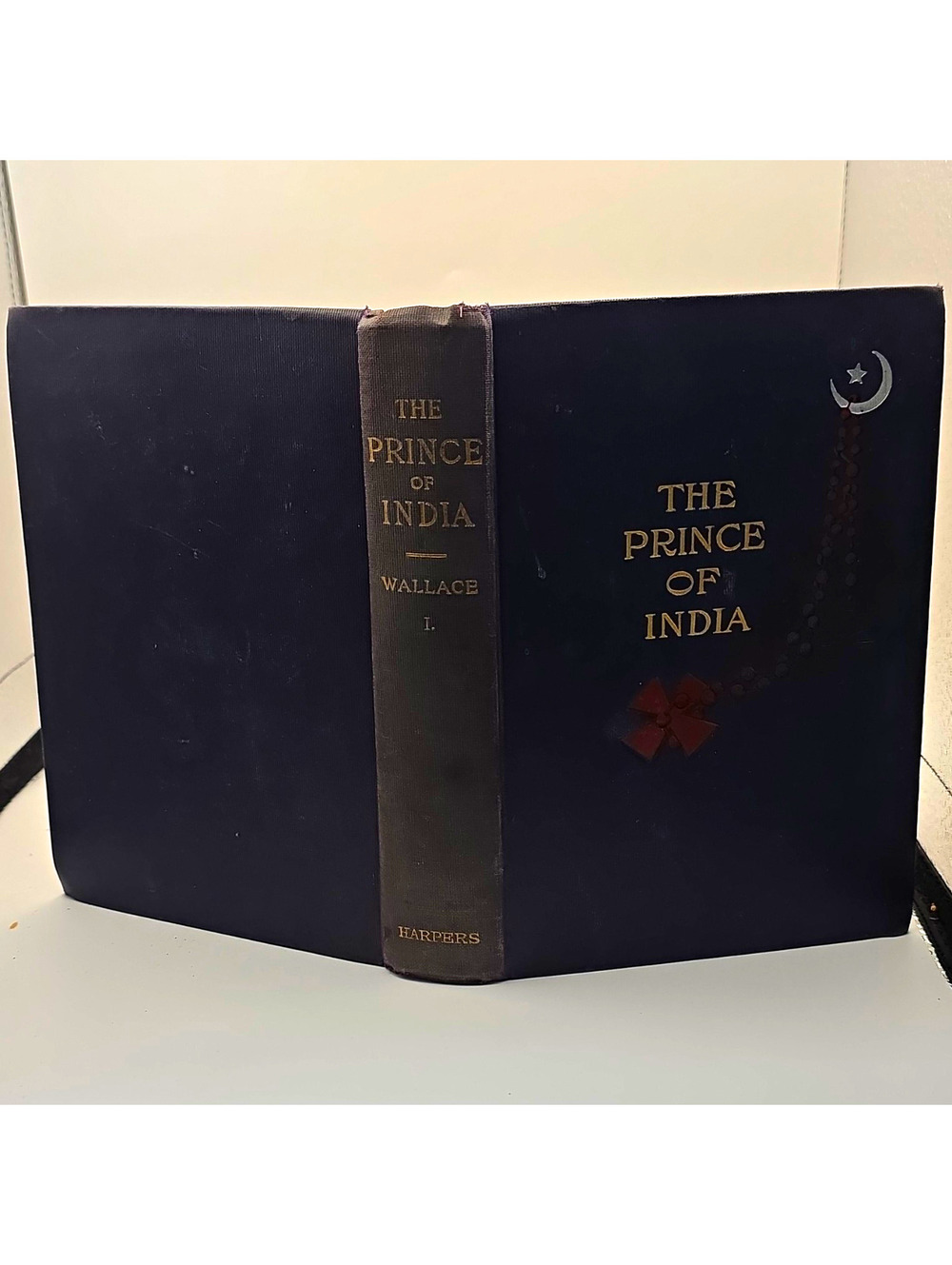 Lew Wallace The Prince of India Vol I Hardcover Harper & Brothers 1904 Eng